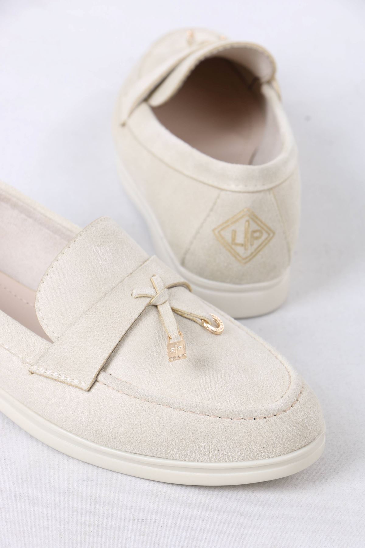 Julita Bej Süet Günlük Kadın Ayakkabı