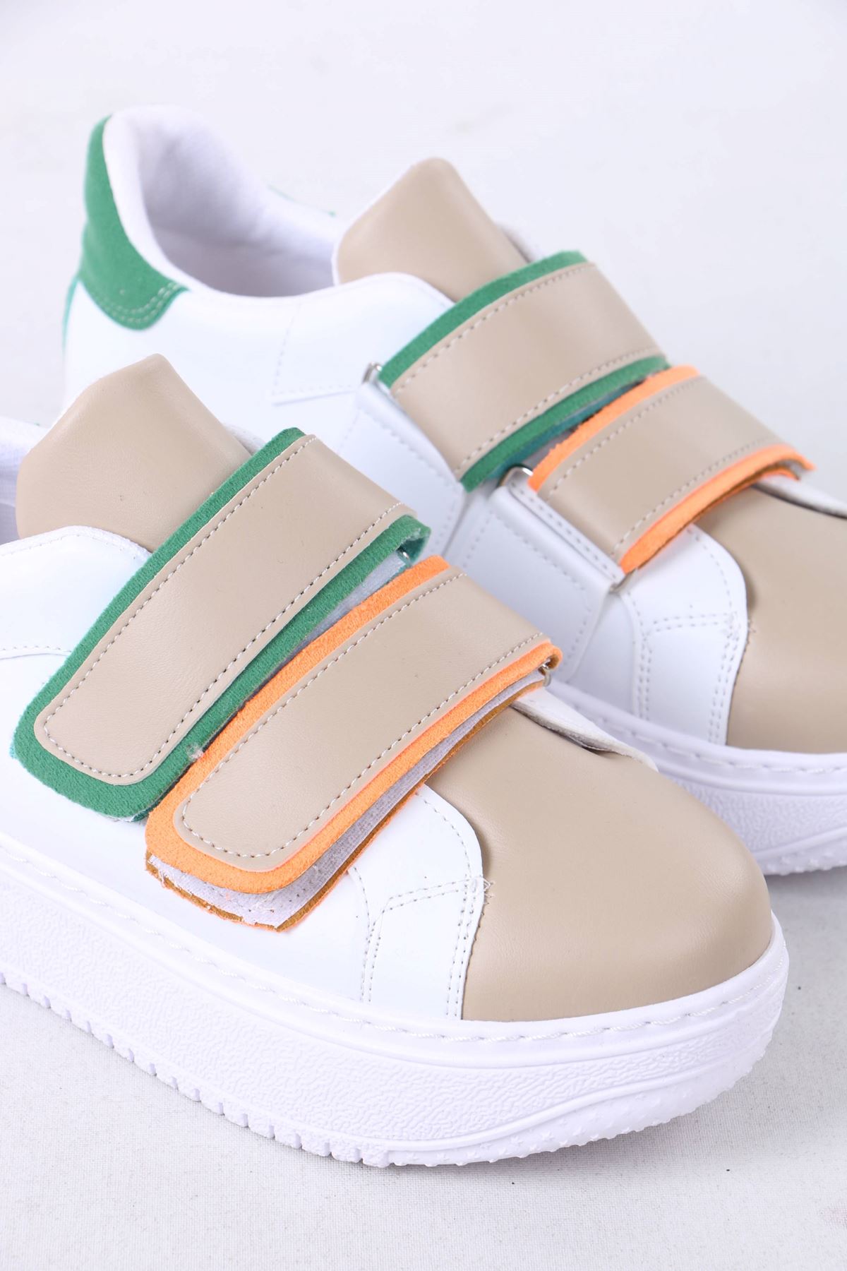 Bellamy Multi Mat Deri Cırtlı Kadın Spor Ayakkabı