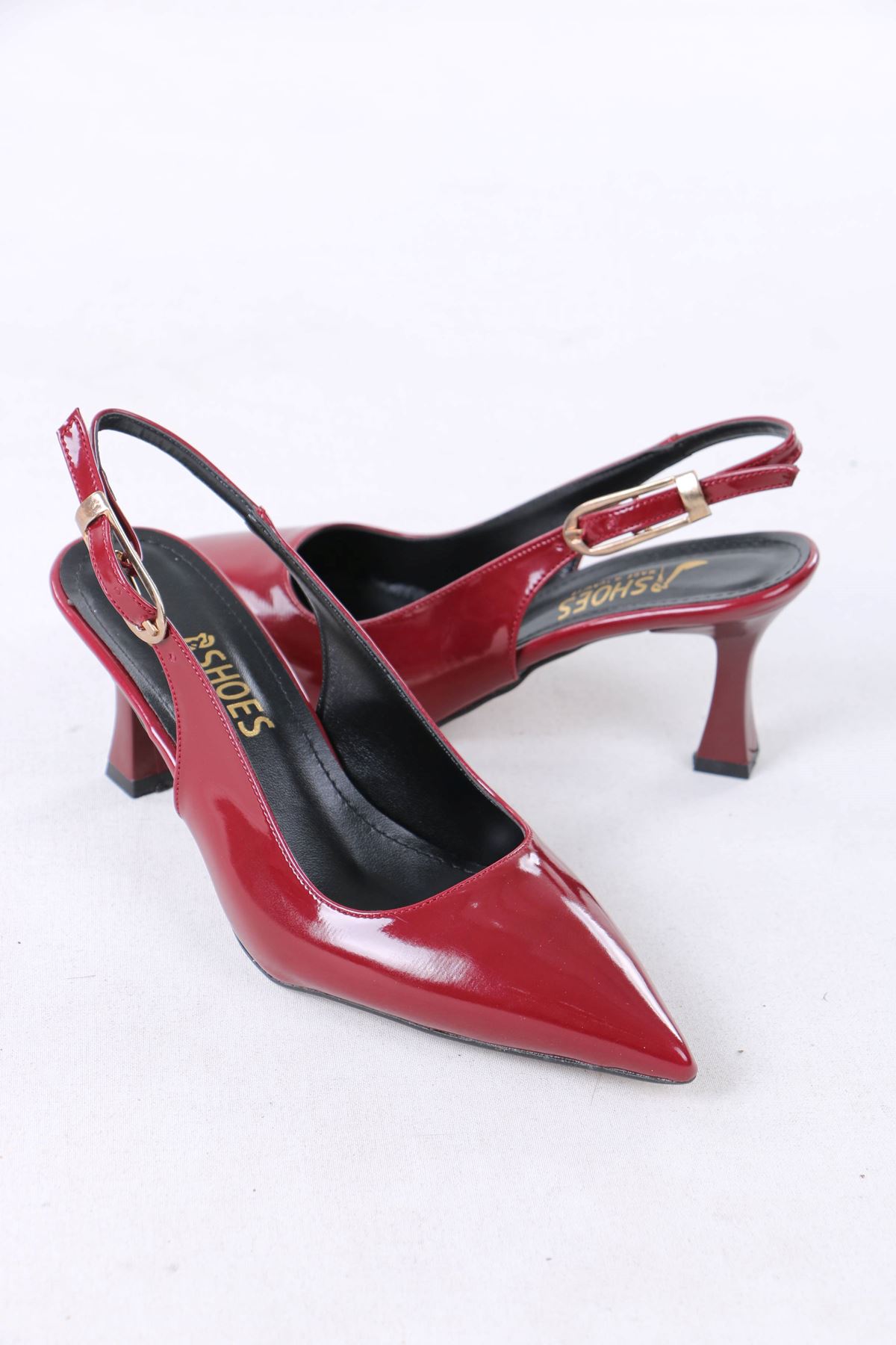 Nicola Bordo Rugan Kadın Topuklu Ayakkabı