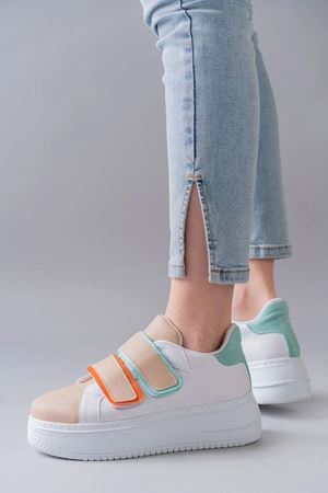 Bellamy Multi Mat Deri Cırtlı Kadın Spor Ayakkabı