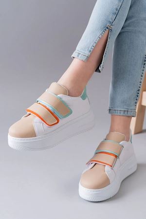 Bellamy Multi Mat Deri Cırtlı Kadın Spor Ayakkabı