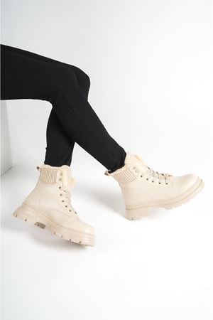 Pascal Bej Mat Deri Kadın Bot