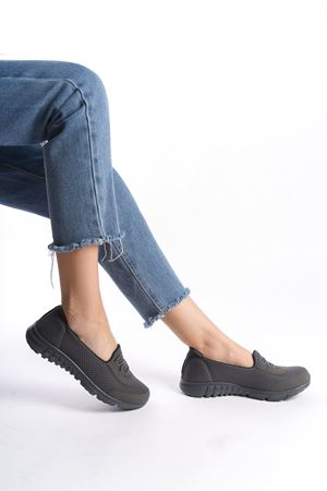 Adeline Gri Hafif Günlük Ortopedik Kadın Ayakkabı