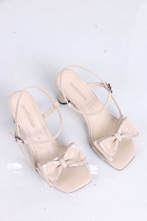 Connell Bej Fiyonk Şeffaf Topuklu Kadın Ayakkabı