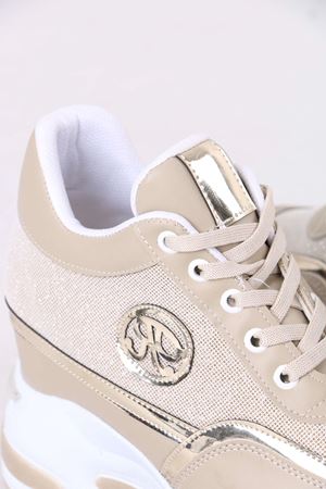 Karlis Nude Kürklü Gizli Topuklu Kadın Spor Ayakkabı