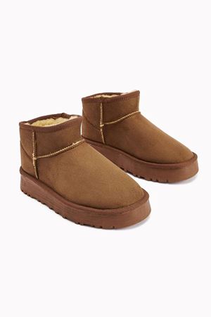 Lavern Taba Kürklü Mini Kadın Bot