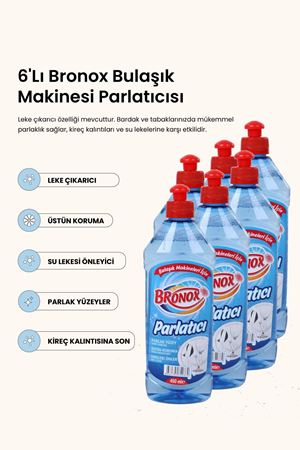 Sefayol 6'LI Bronox Bulaşık Makinesi Parlatıcısı 450 ML