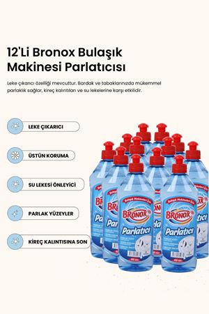 Sefayol 12'Lİ Bronox Bulaşık Makinesi Parlatıcısı 450 ML