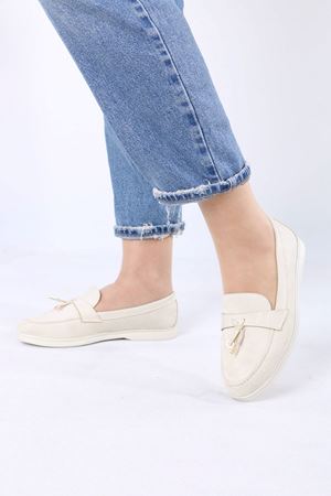 Julita Bej Süet Günlük Kadın Ayakkabı