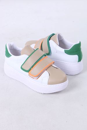 Bellamy Multi Mat Deri Cırtlı Kadın Spor Ayakkabı