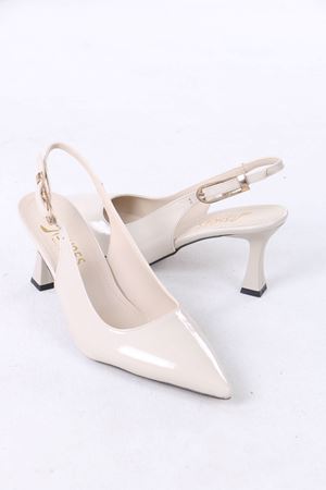 Nicola Bej Rugan Kadın Topuklu Ayakkabı