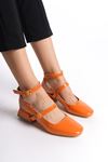 Avent Oranj Rugan Kadın Topuklu Ayakkabı